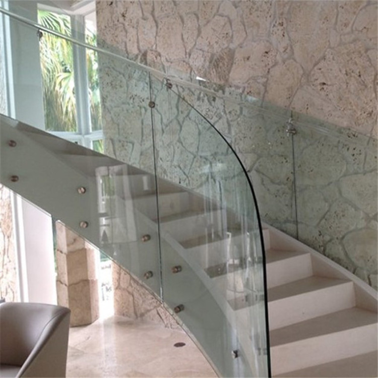 Prima Modern Rail stainless steel Staircase Pvc Balcony Spigot Glass Square Acrylic Handrail Railing