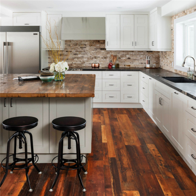 White flat multiple drawers kitchen pantry in USA