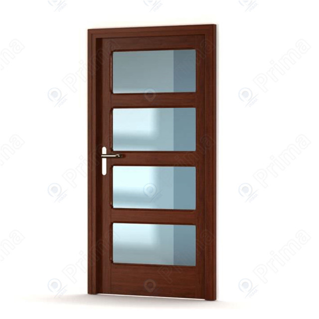 Indoor Wooden Louvered Exterior Doors Factory Direct Supply Wooden Exterior Door Handles  Exterior Double Wooden Door