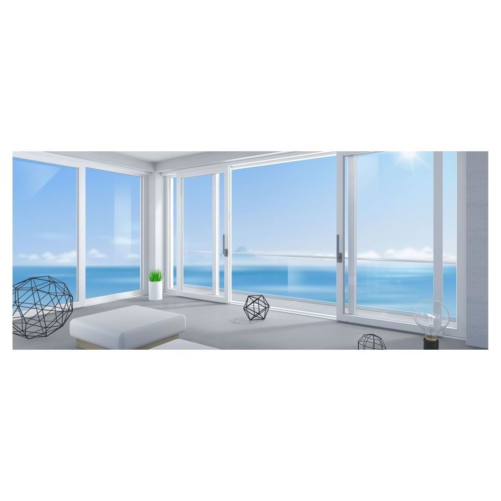 Prima Building Cheap High Quality Vinyl Kitchen Triple Glazed Large Film Glass Upvc Pvc Bay Windows For Sale