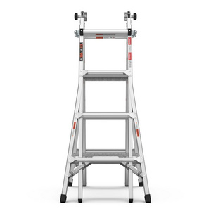 Prima Portable Extension Vertical Multi-Purpose Aluminum Folding Ladder Telescopic Flexible Ladder