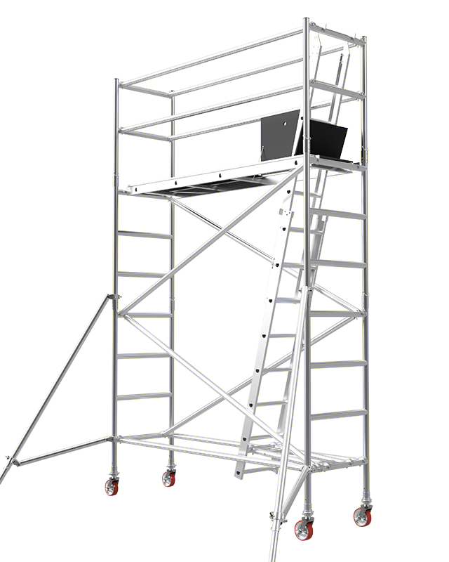 Prima New Arrival Compact Folding Ladder  Fiber Glass Ladders  Platform Ladder