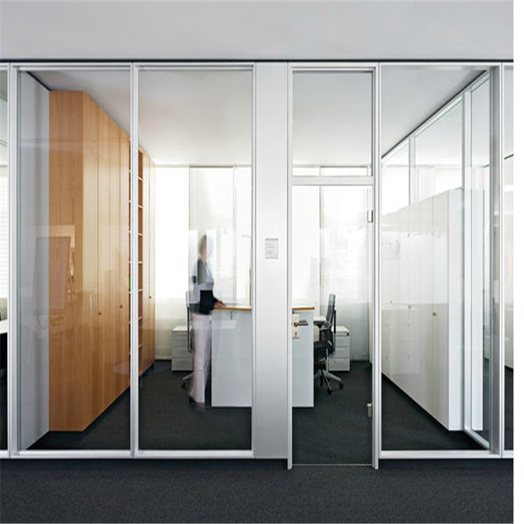 2019 office soundproof glass wall partition