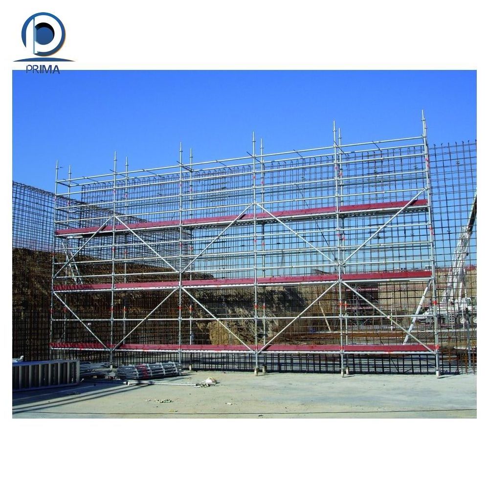 Prima Construction Building Material Mobile Platform Access Ladder 4M Aluminium Scaffolding Tower