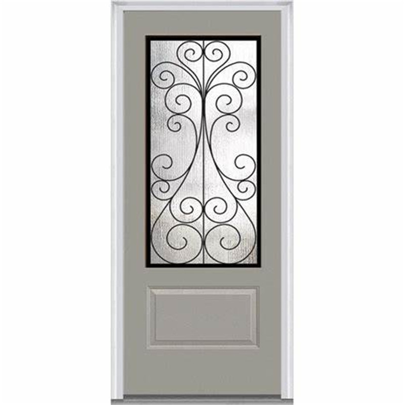 Can Be Customized Wrought Iron Door Design  Modern Wrought Iron Interior Gate Door Grill  Iron Gate Designs Simple