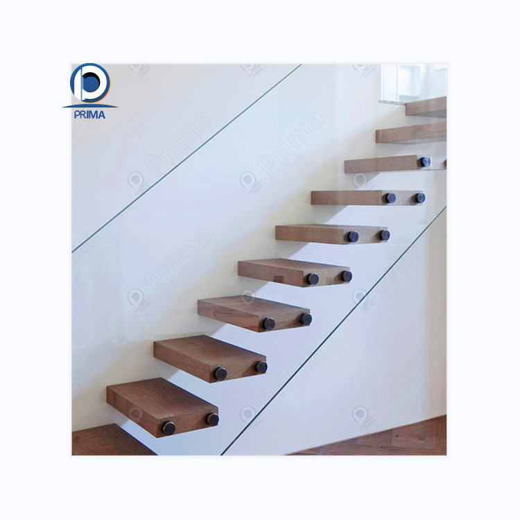 Prima Floating Staircases Luxury Modern Design Floating Stair Tread Brackets Floating Stairs