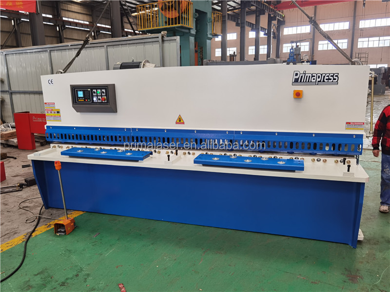 QC12K-6X3200 CNC hydraulic Swing Beam Shearing and Cutting Machine