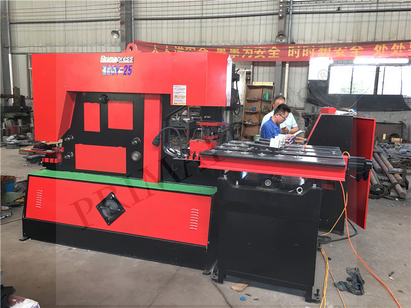 Q35Y-16 angle iron channel steel bar universal cutting bending hydraulic ironworker machine