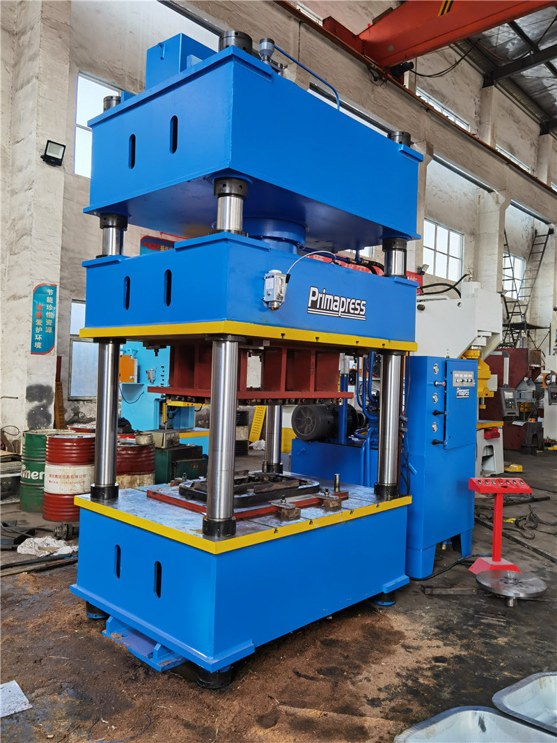 4 Column sheet plate metal stretch forming hydraulic press Deep drawing steel utensils pot making hydraulic press machine 160T