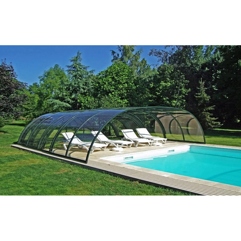 Customized automatically sunroom glass sunroom outdoor glass room for garden