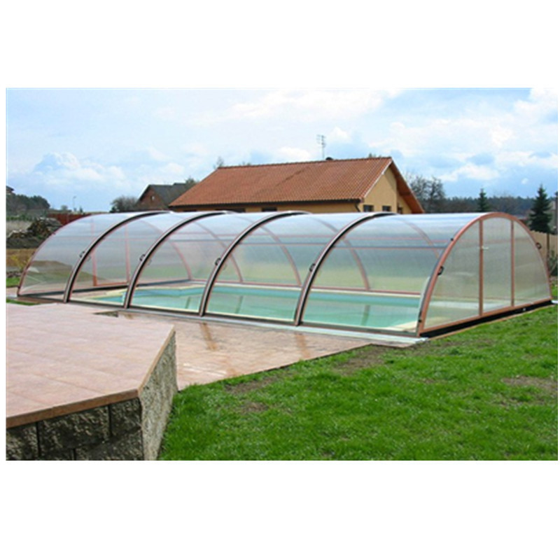 Customized automatically sunroom glass sunroom outdoor glass room for garden