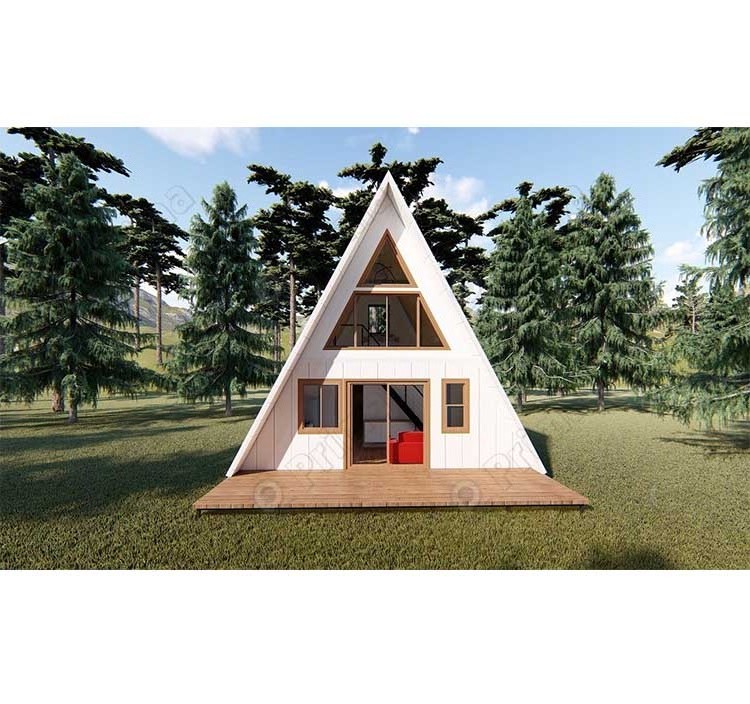 Wood Cottage A Frame Prefab House Mini Tiny Homes