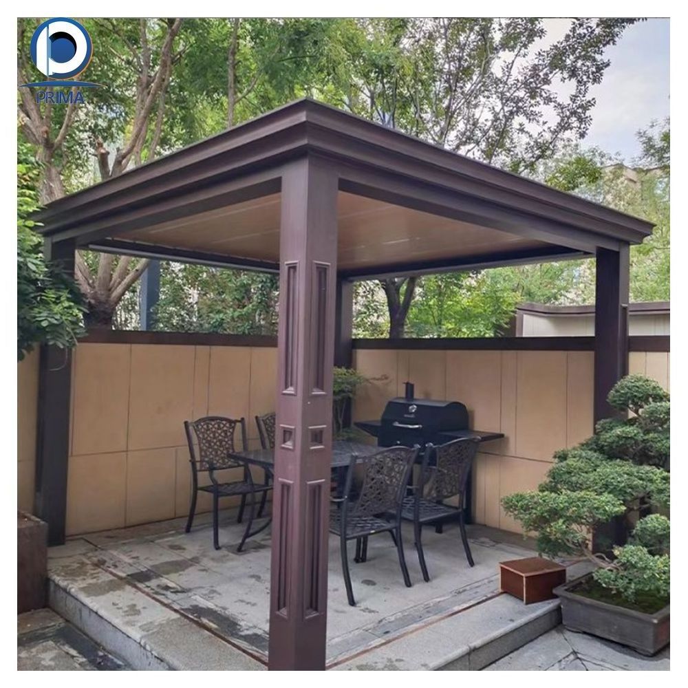 All Season Motorized Bioclimatic Pergola Waterproof Aluminum Garden Pergola Gazebo Best Guidance