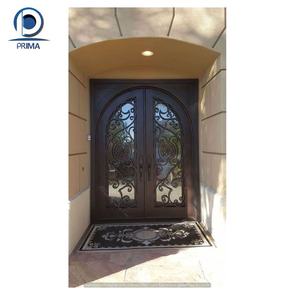 Prima Doors Wrought Iron Front Entry French High Quality Double Gate Prices Main Door Gate Design Doors