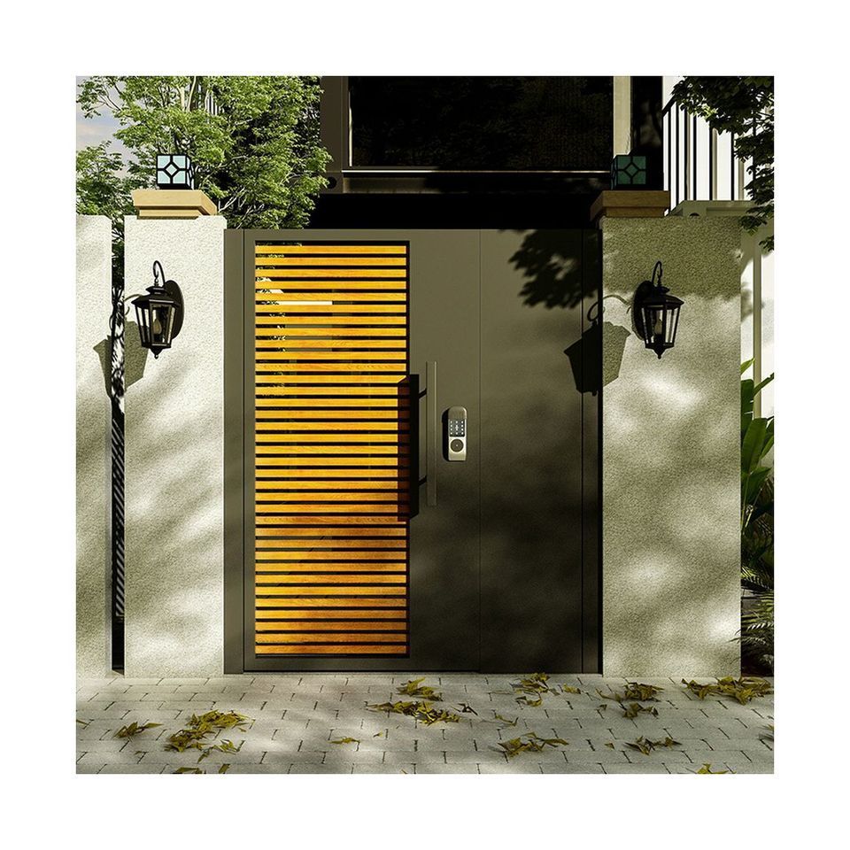 Beautiful Design Villas Design of School Iron Gate for Small House Best Selling Products 2023 Main Gate Door Design