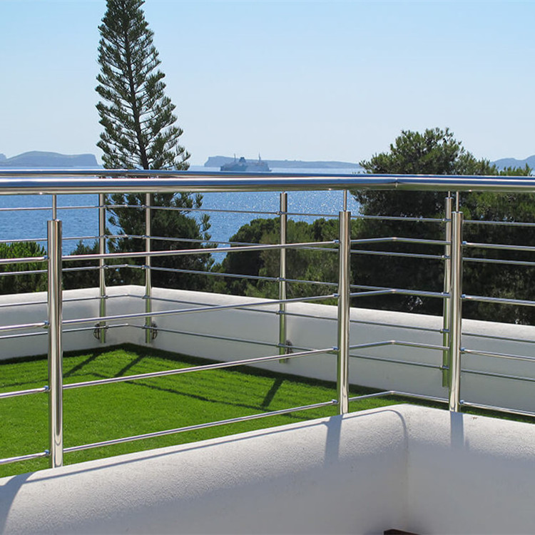 Stainless Steel Rod Railing Price Per Meter For Outdoor Balcony Railing Design