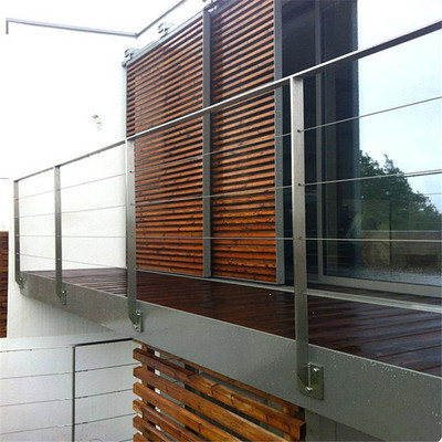 Deck Side Mounted Stainless Steel Cable Railing Post