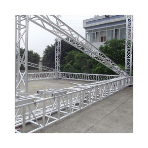 Easy install hot sale mobile event stages outdoor concert portable stage for sale huge truss