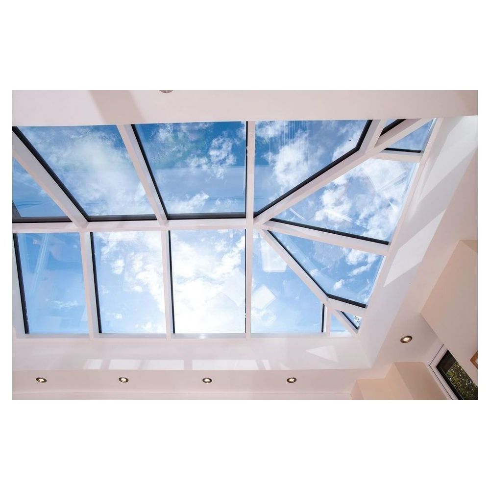 Prima Skylight Luxury Rainproof Roof Pyramid Skylights Window Artificial Glass Roof Skylight