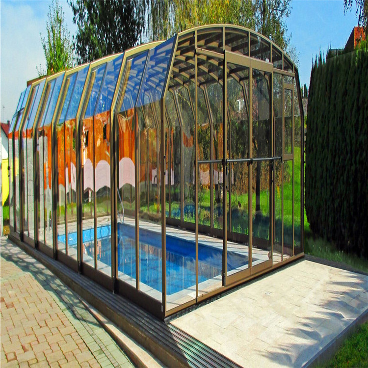 Swimming Pool Enclosures Retractable Pool Dome Cover