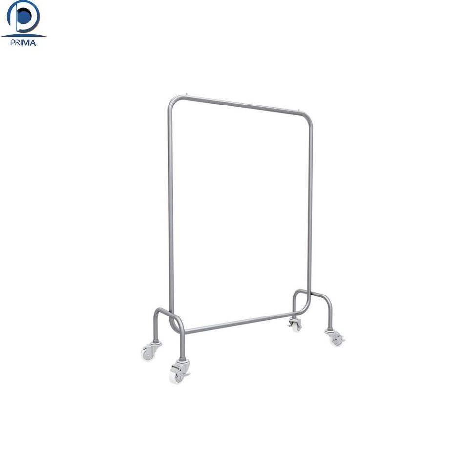 Custom Women Cloth Display Stand Stainless Steel Clothes Rack Gold Metal Boutique Clothing Racks for Store