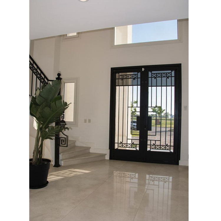 House Exterior Security Door Iron Gate Design Wrought Iron Entrance Door Price