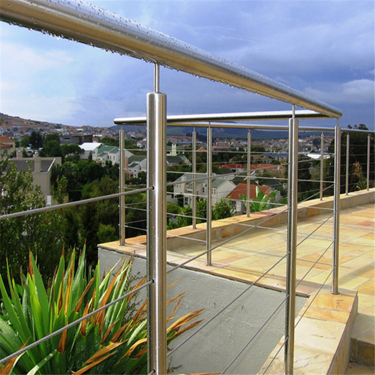 Deck Side Mounted Stainless Steel Cable Railing Post