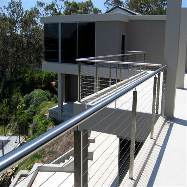 Deck Side Mounted Stainless Steel Cable Railing Post