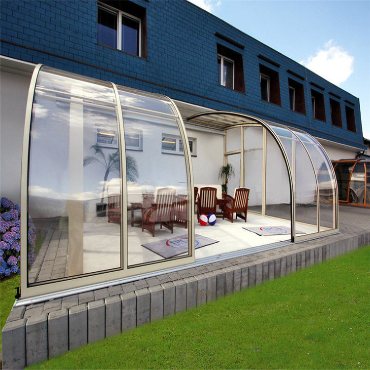 Aluminum Frame Open Air Veranda Sunroom Glass House