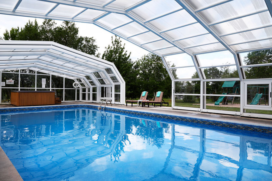 Swimming Pool Enclosures Retractable Pool Dome Cover