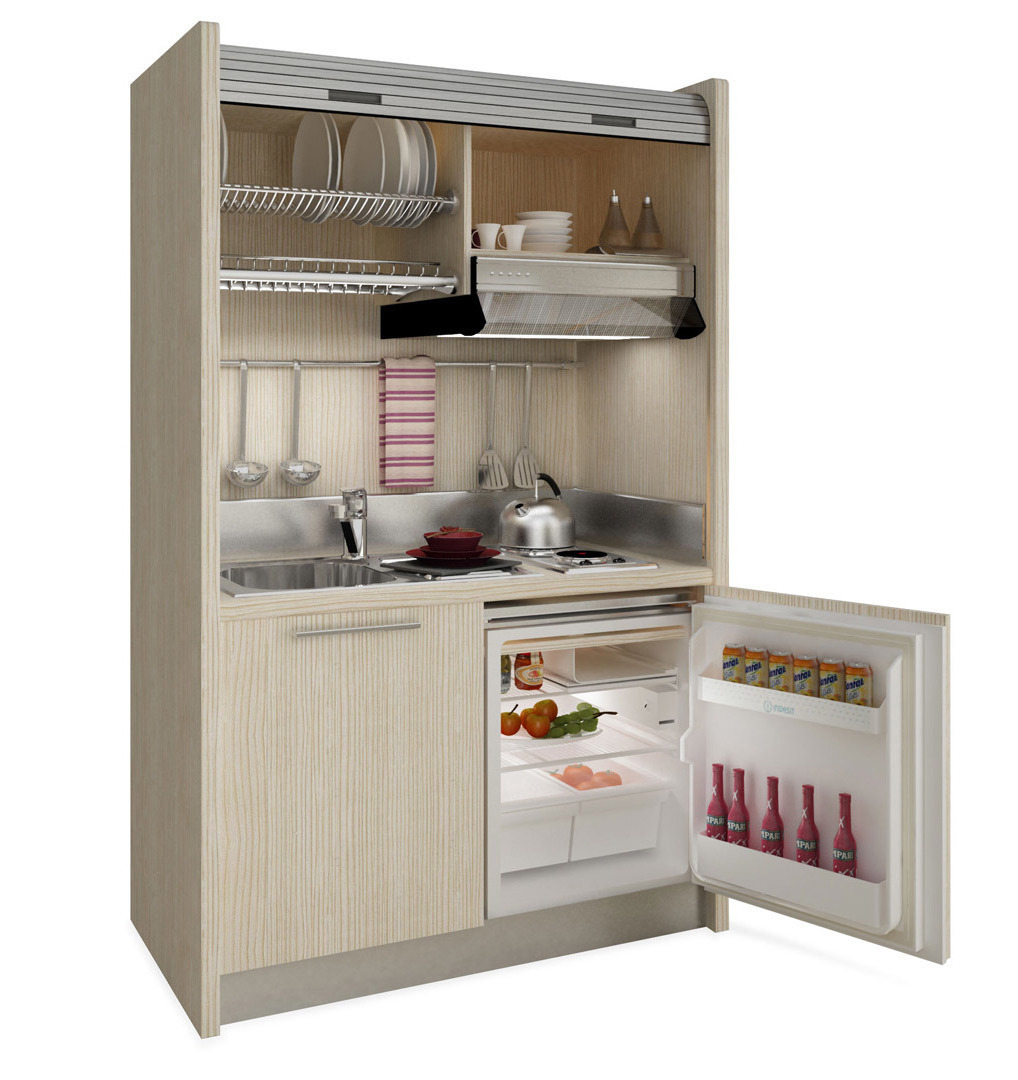 Cost Effective Natural Wood Veneer Customized Design Kitchen Pantry Cabinet