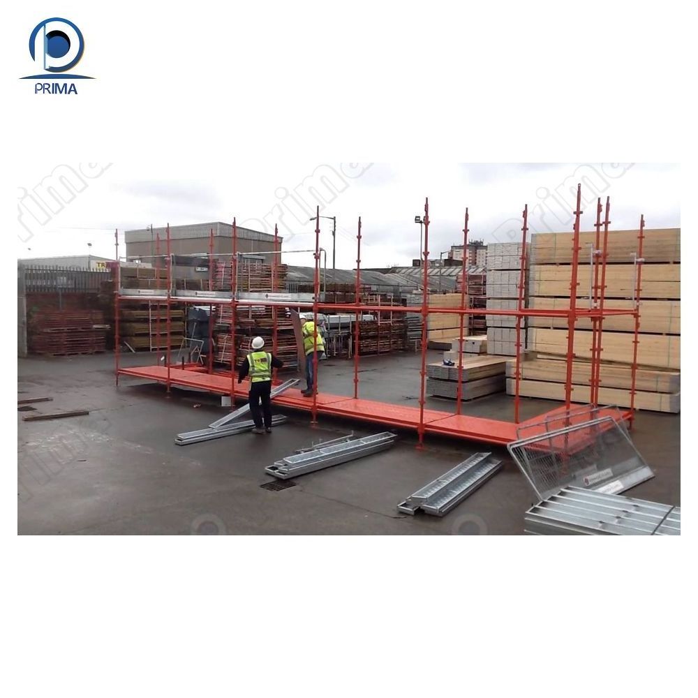 Prima Thickness Powder Coated Q235 Steel Mason H Frame Scaffolding For Buildings Construction