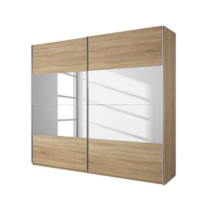 Prima customized bedroom Wardrobe Clothes hanging sliding Mirror door closet