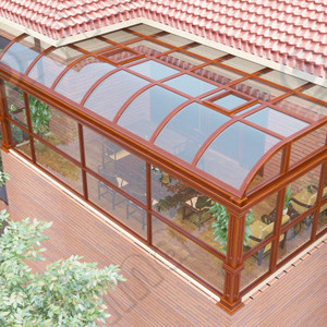 Prima Odm Sunroom With Curved Glass Roof  Sunroom Furniture Sets  Portable Sunroom