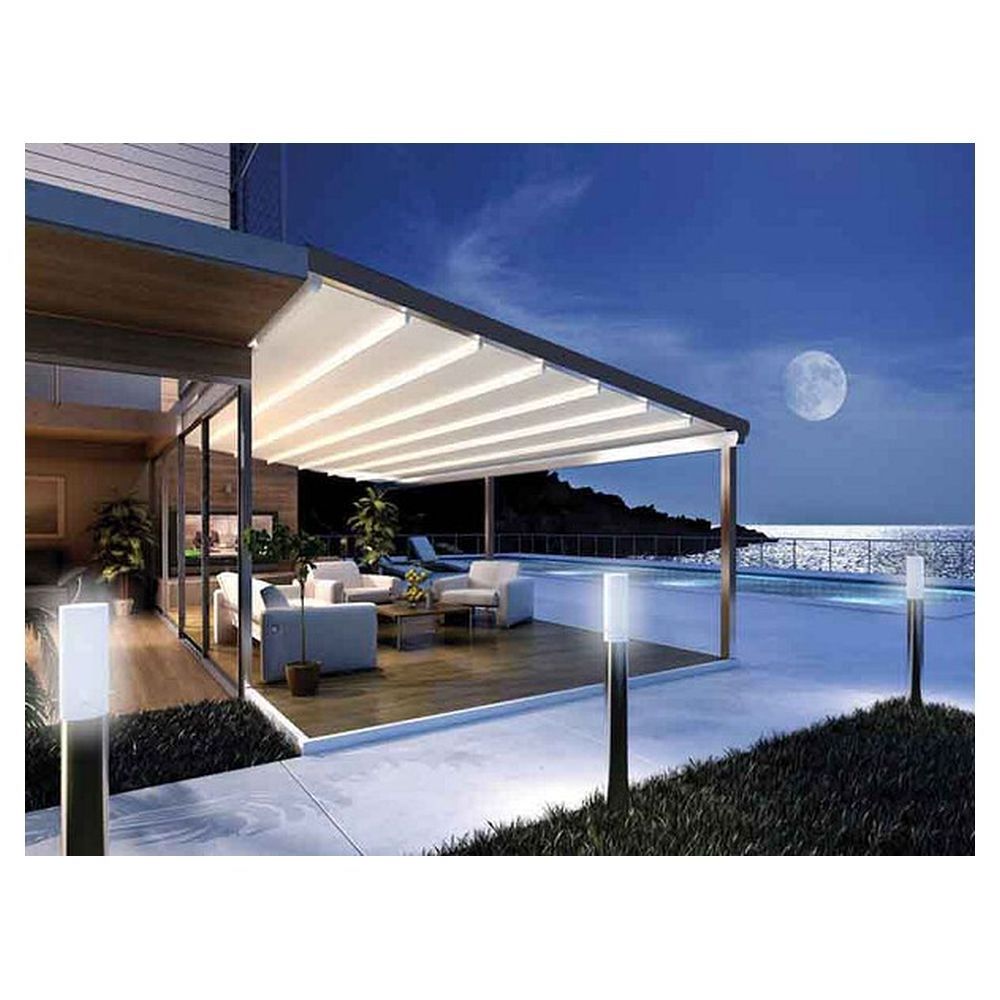 Prima garden buildings polycarbonate car porch roof metal aluminium carparking garages, canopies & carports grey carport