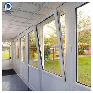 Prima High Quality UPVC Sliding Window Double Glazed House Windows Office Sliding Glass Window