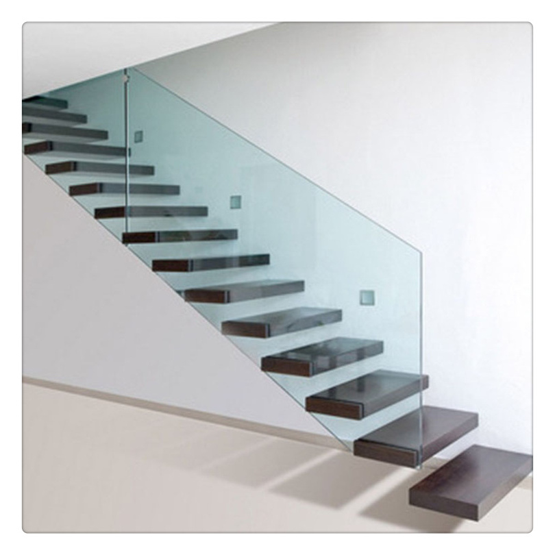 Floating stair tread brackets mobile home fiber glass/aluminum stairs