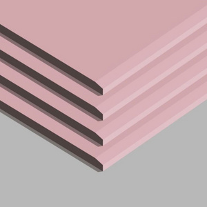 Direct Manufacturer 9.5Mm Fireproof Gypsum Board Drywall Pink Gypsum Board