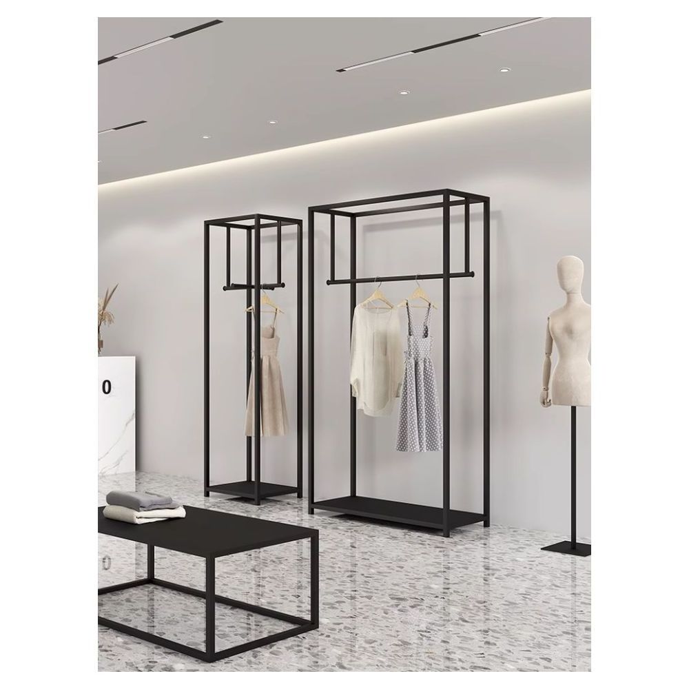 Prima Clothing Store Metal Clothing Garment Rack/ Movable Clothes Hanger Display Rack