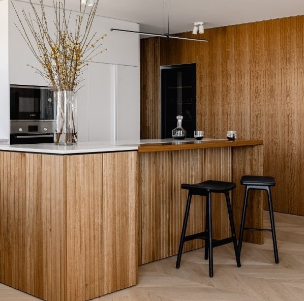 Prima Modern American Style Timber Kitchen Cabinets Factory Prices Plywood Carcase Essential Accessories