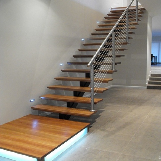 Prima Modern Floating Staircase Floating Glass Staircase Wooden Wooden Light Staircase Floating Stair