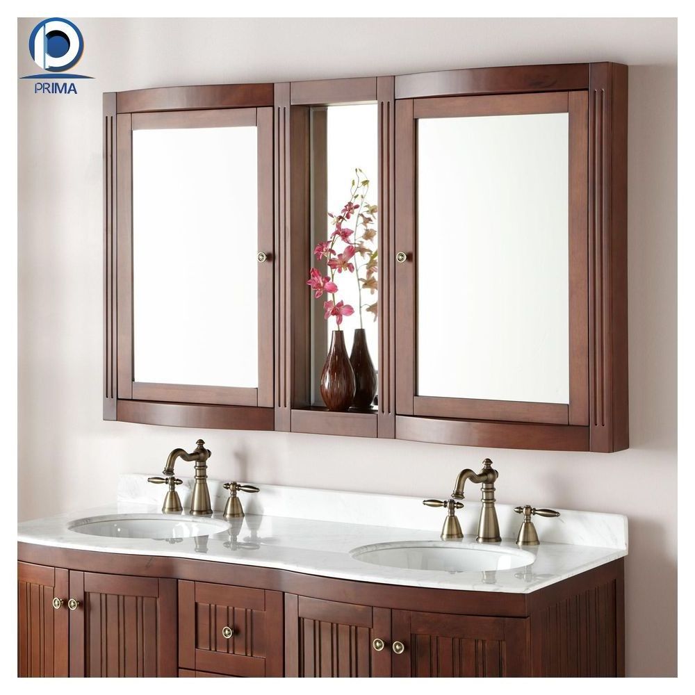 Prima Foshan Single Wall Mount Bathroom cabinet Light Vanity PVC Modern Bathroom Vanity