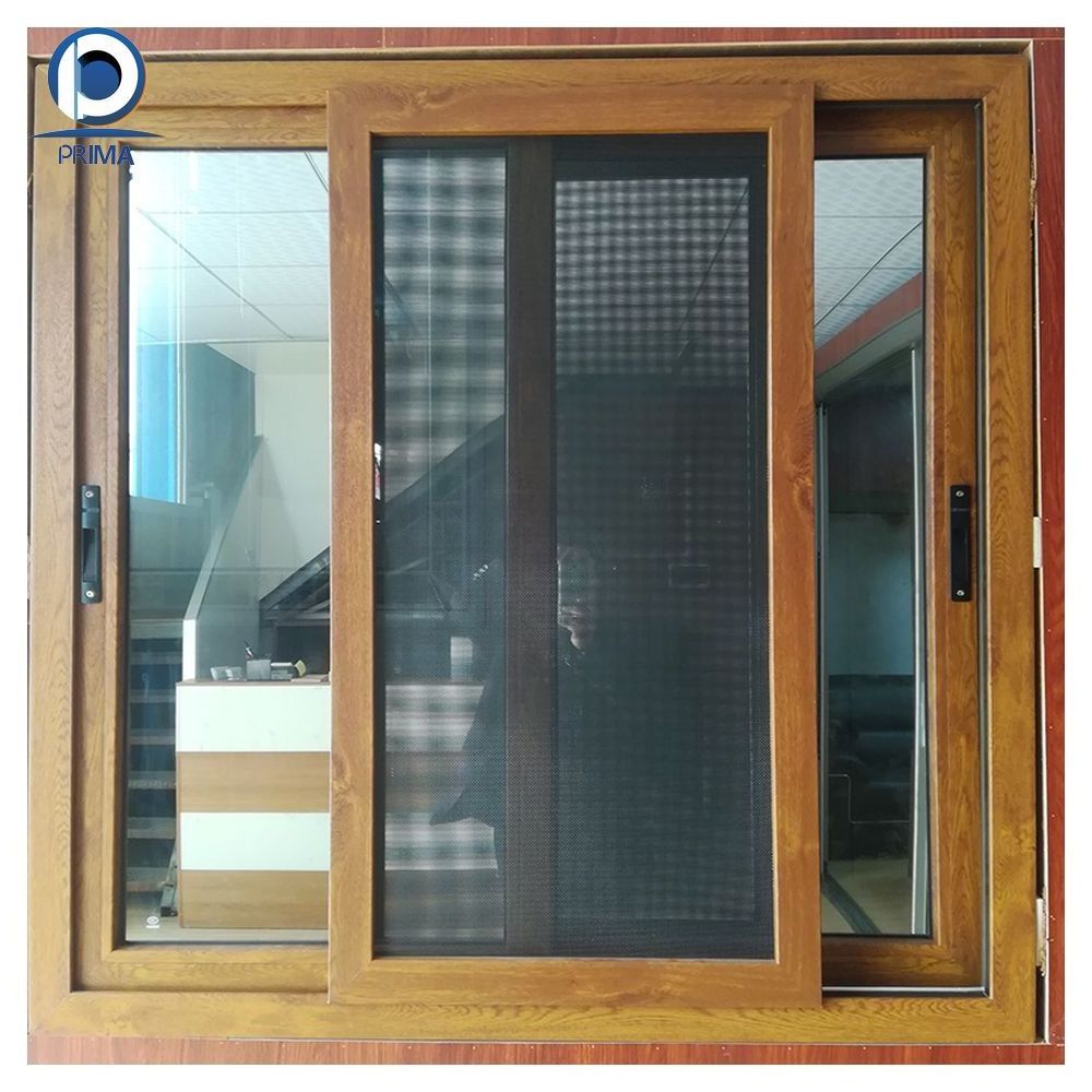 Prima New Fashion Design PVC/UPVC Low price low-e glass double glazed storefront hurricane approved UPVC casement windows