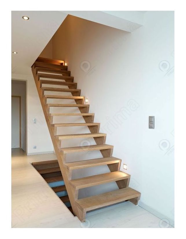 Prima Attractive Design Wooden Staircase Teak Wood Steps Staircase Low Cost Interior Staircase Design