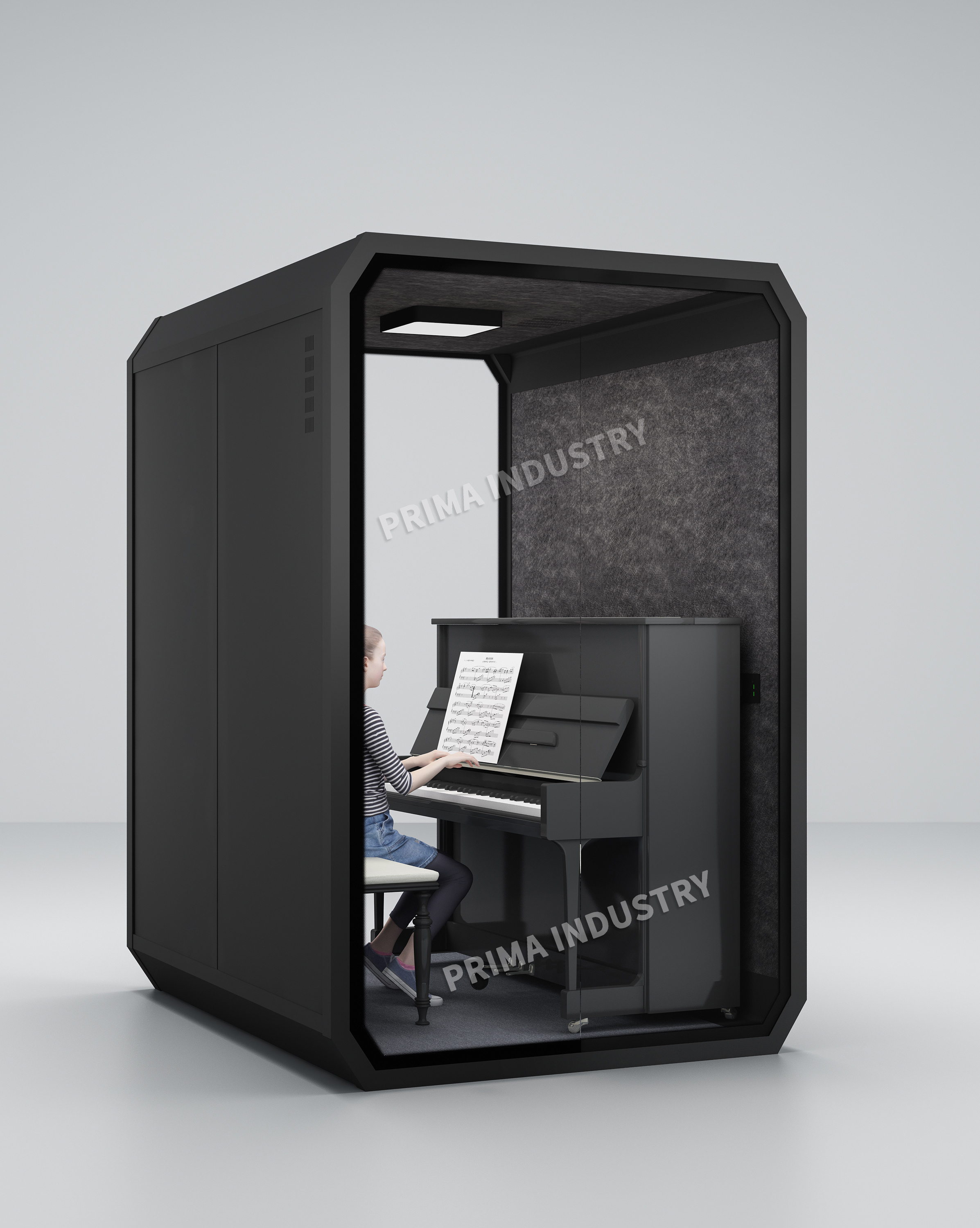 Moveable drum booth sound proof office application sound proof phone booth commercial area recording booth sound proof