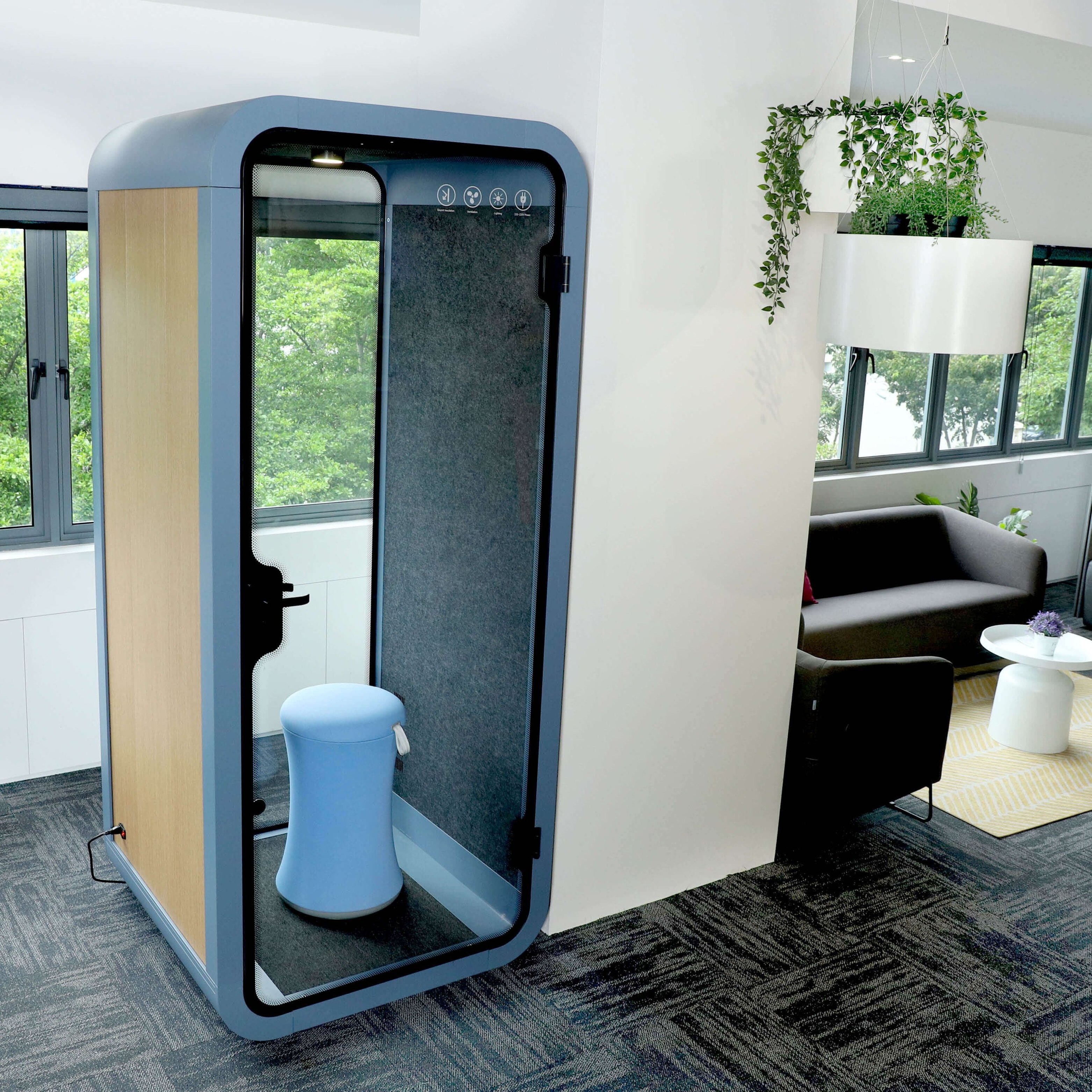 Modern Acoustic Office Meeting Booth Furniture Privacy Phone Pods Silence Booth