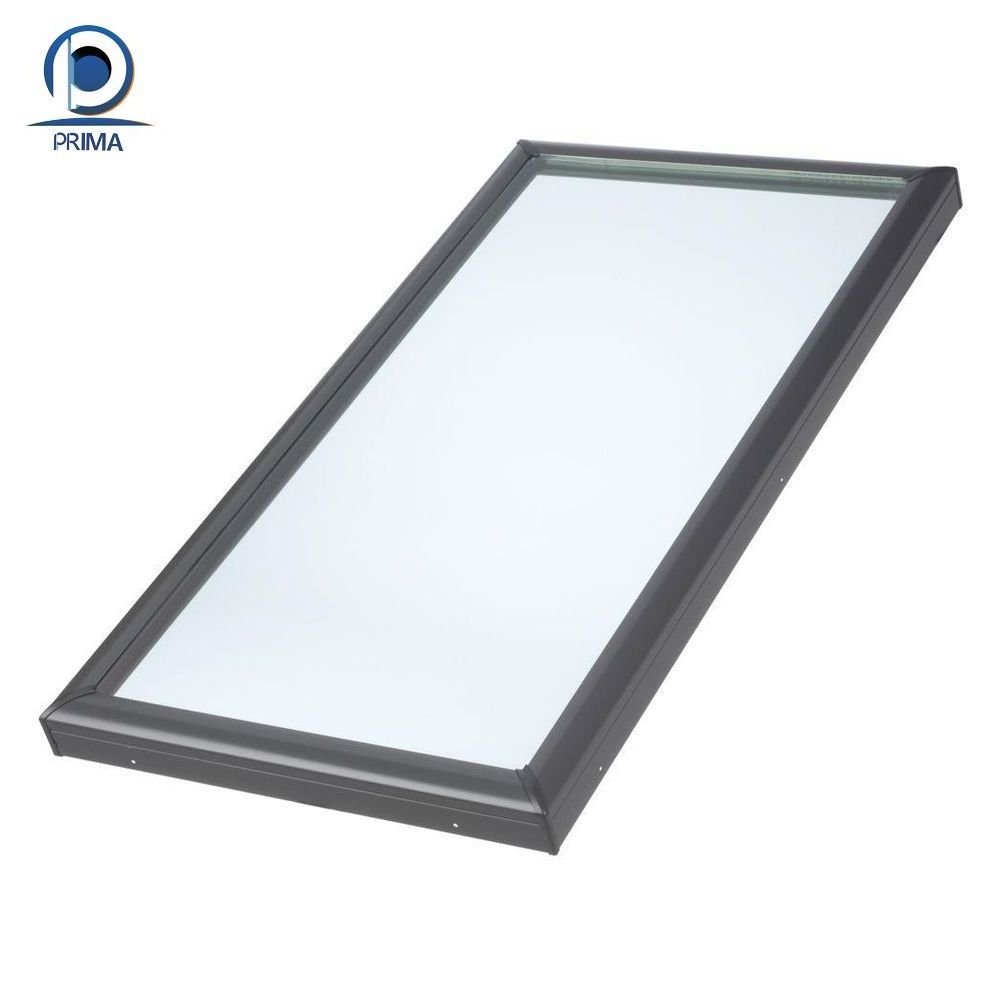 Prima Modern Style Roof Skylight Retractable Skylight System For Aluminium Skylight Design Images