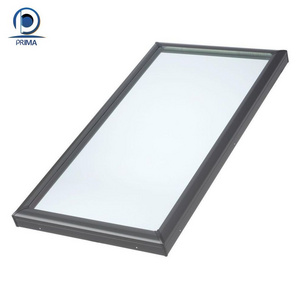 Prima Modern Style Roof Skylight Retractable Skylight System For Aluminium Skylight Design Images