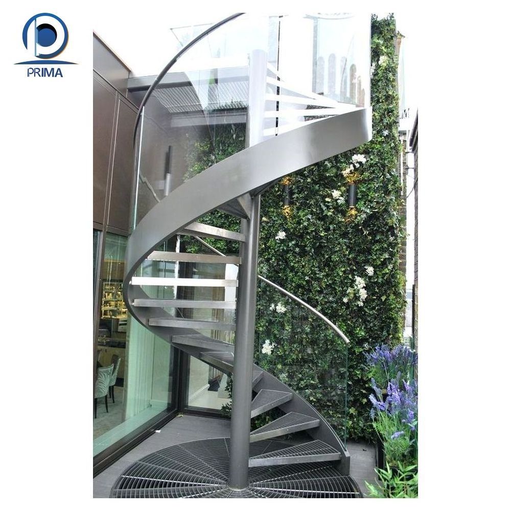 Prima top quality outdoor cheap iron cast iron spiral staircase used spiral staircase for sale Bulk Product H