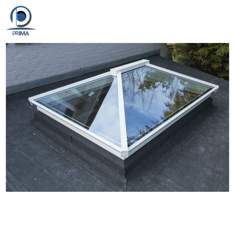 Prima Modern Style Roof Skylight Retractable Skylight System For Aluminium Skylight Design Images